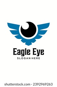 eagle eyes lofo idea vector design