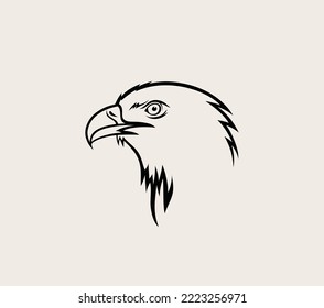 Eagle Face, art vector design