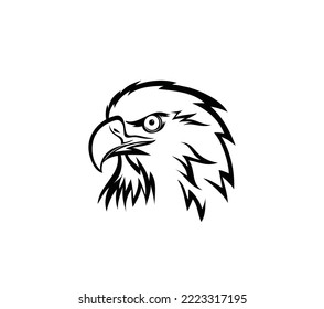 Eagle Face, art vector design
