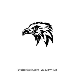 Eagle Face Icon, art vector design 