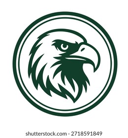 face águia ícone logotipo selo vetor no fundo branco
Ícone de carimbo de vetor