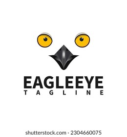 eagle face logo template .
