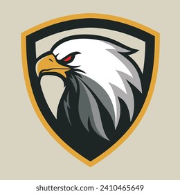 Eagle Face Mascot Logo Vector