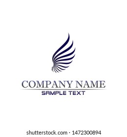 eagle and falcon Black wing logo symbol for a professional designer
