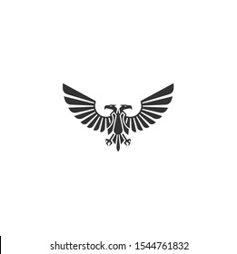 Eagle, Falcon, Hawk, Abstract Logo design vector template