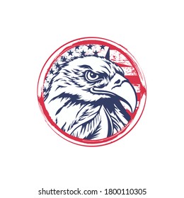 Eagle Or Falcon Head Logo Template