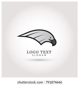 Eagle & Falcon Logo.Symbol and Icon Vector Template