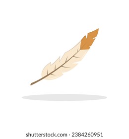 Eagle Feather Icon Vector Design.