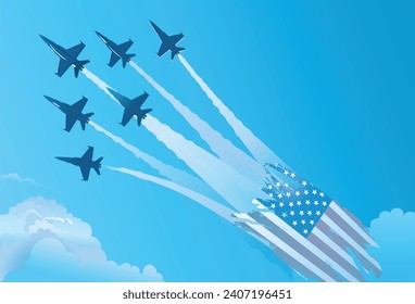 Eagle fighter jet plane taking off during exercise