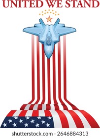 Eagle fighter jet plane taking off during exercise