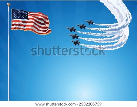 Eagle fighter jet plane taking off during exercise