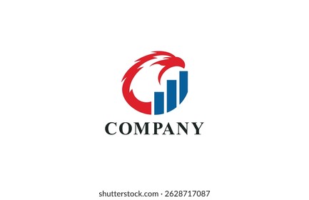 eagle finance logo vector illustration