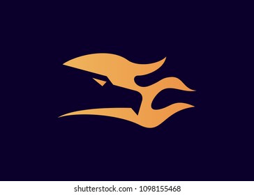 Eagle Fire Logo Template