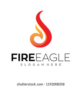 Eagle fire, Phoenix Logo Vector