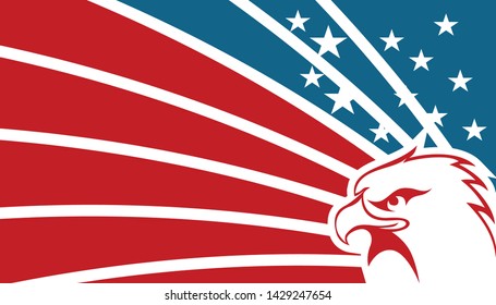 Eagle Flag, Independence day of the USA