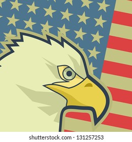 Eagle flag USA