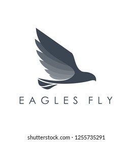 Eagle flew as a symbol or logo of the company.