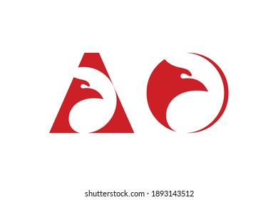 eagle flight logo design graphic
