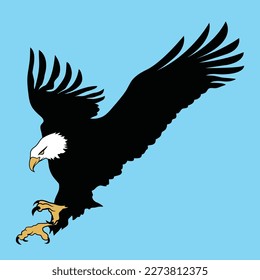 Diseño vectorial de ilustración de la mosca del águila