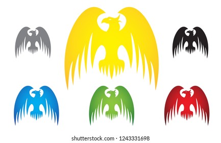 eagle fly, vector Eagle Wild Bird Falcon Eagle isolated logo design
