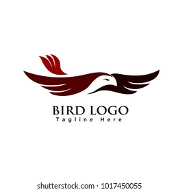 eagle Flying bird on sky logo