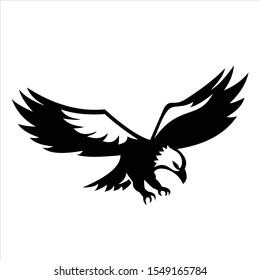 eagle flying logo designs template