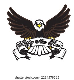 Eagle flying vector file used only vector purposes.