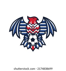 eagle football club logo vector
