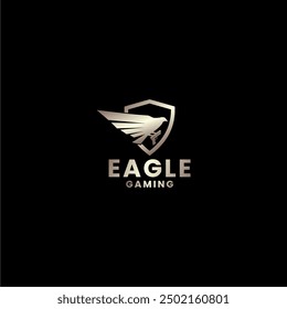 Eagle Gaming isolated Logo Vector exclusive Design.
