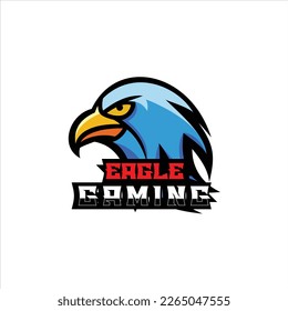 eagle gaming logo design mascot