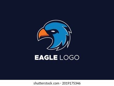 Design-Vorlage für Adler-Gaming-Logo