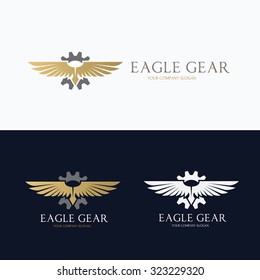 Eagle Gear Logo Template