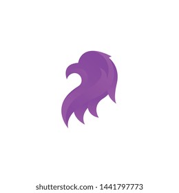 Eagle Gradation Logo Template. Abstract Animal Logo Concept in Gradation Color