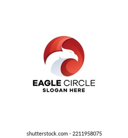 Eagle Gradient Colorful Logo Template