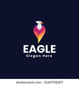 Eagle Gradient Colorful Logo Template