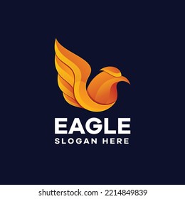 Eagle Gradient Logo Vector Illustration