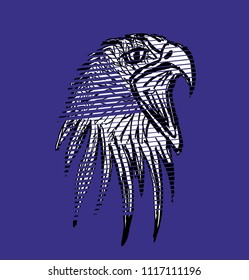 Eagle graphic design vector art