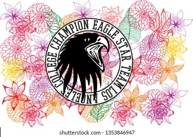 Eagle graphic design vector art
