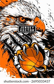 EAGLE AND GRUNGE FOR FULL SUBLIMATION JERSEY