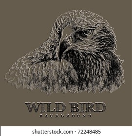 Eagle grunge illustration - great for t-shirts and patriotic designs