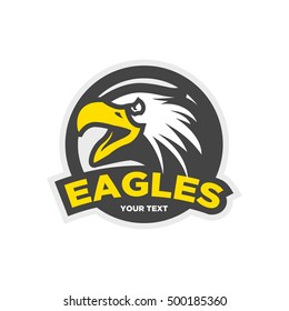 Eagle, Hawk, Bird sport logo