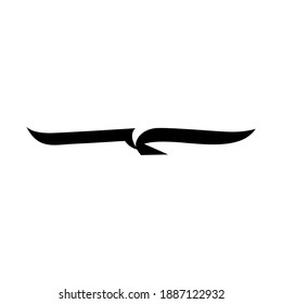 Eagle Hawk Falcon Logo Simple Negative Space Symbol
