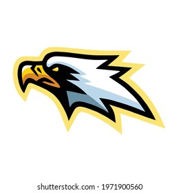 Eagle Hawk Falcon Mascot Logo Mascot Design Cartoon Vector