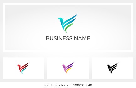 Eagle Hawk Garuda Falcon Logo