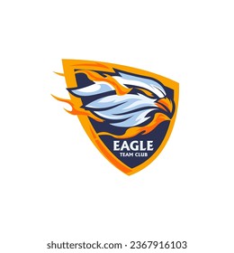 Eagle Hawk Head Sport Team Club Logo Template Vector