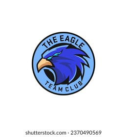 Eagle Hawk Head Sport Team Club Logo Template Vector