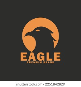 eagle hawk logo sport simple minimalist design