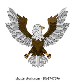 Eagle Hawk Symbol Stock Vector (Royalty Free) 1061747396