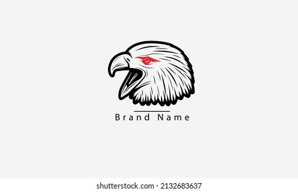 Eagle hawk vector logo design