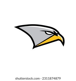 EAGLE HAWKS HEAD VECTOR ILLUSTRATION